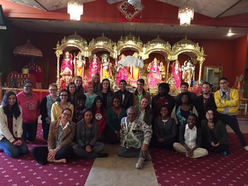 REL 2300 class at Lakshmi Narayan Mandir